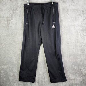 Mens ADIDAS Black Track Pants Activewear Athleisure Logo Size M